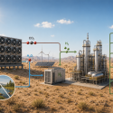 Rohstoff aus der Luft: Grünes Methanol trotz Wasserknappheit